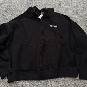 Black Zip-Up Hoodie